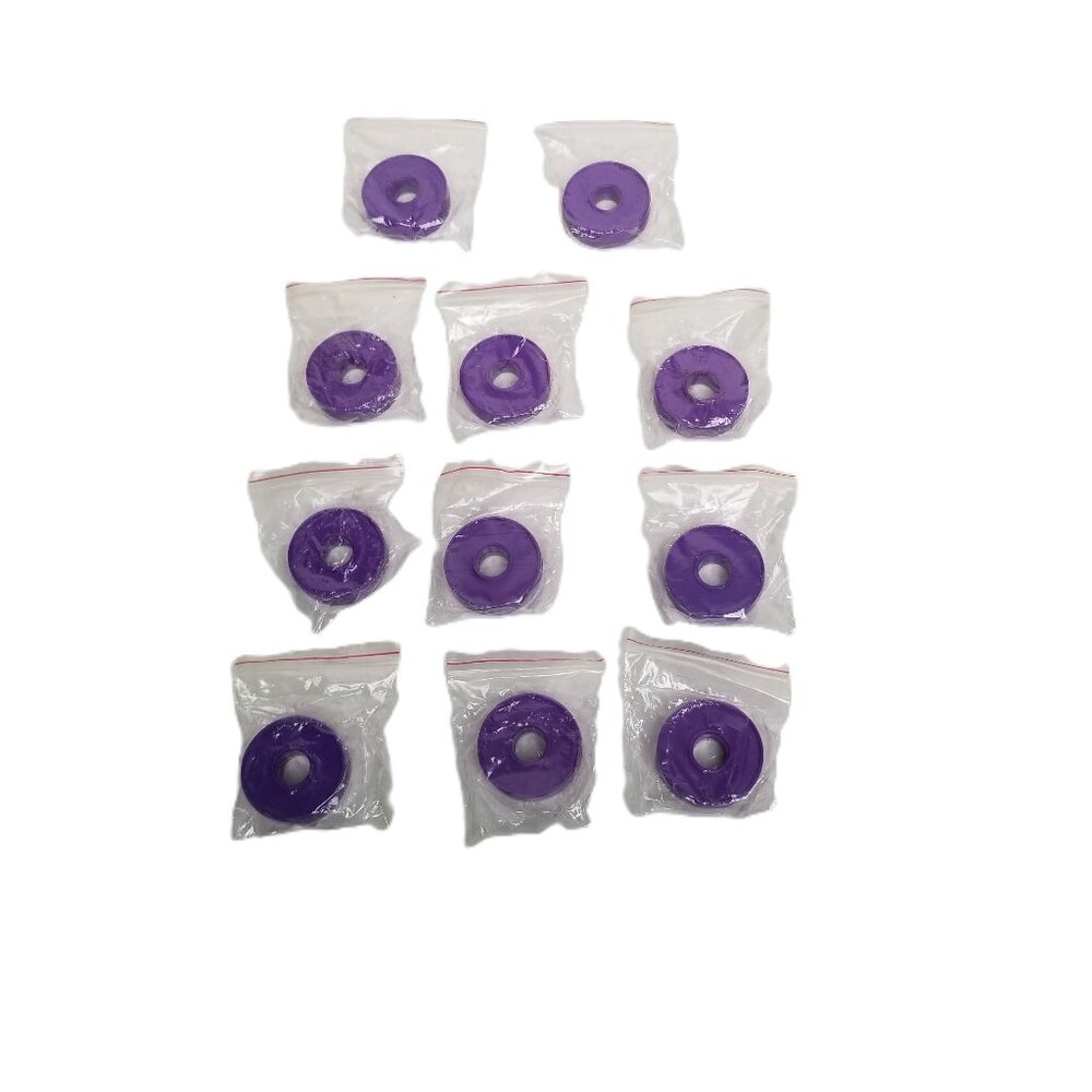 Purple Disc Magnets 11 Pc Lot 1.38in Plastic Craft Fridge DIY